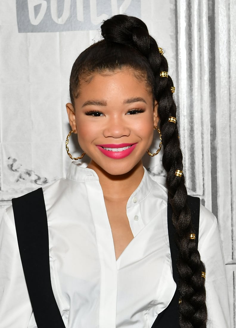 Storm Reid's Pierced High Pony