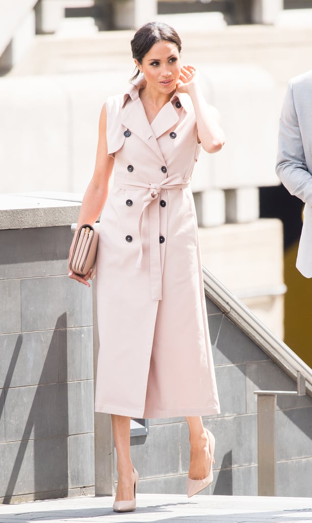 Meghan Markle's Pink Trench Dress House of Nonie