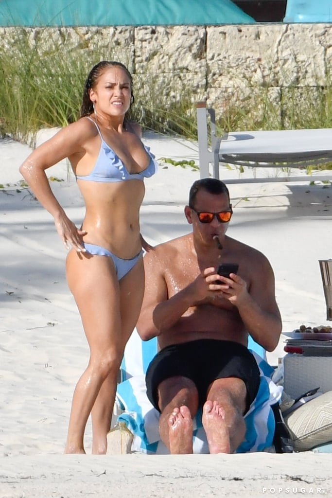 Jennifer Lopez and Alex Rodriguez in the Bahamas March 2019