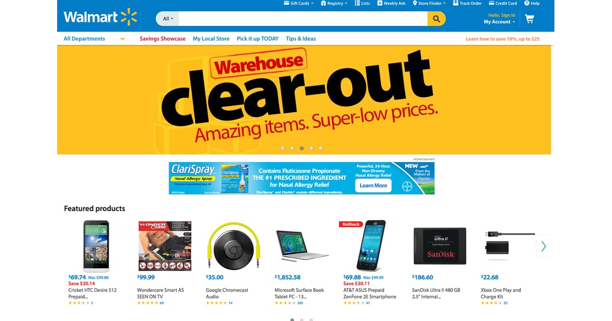 Shop the website. | How to Save Money at Walmart | POPSUGAR Smart ...