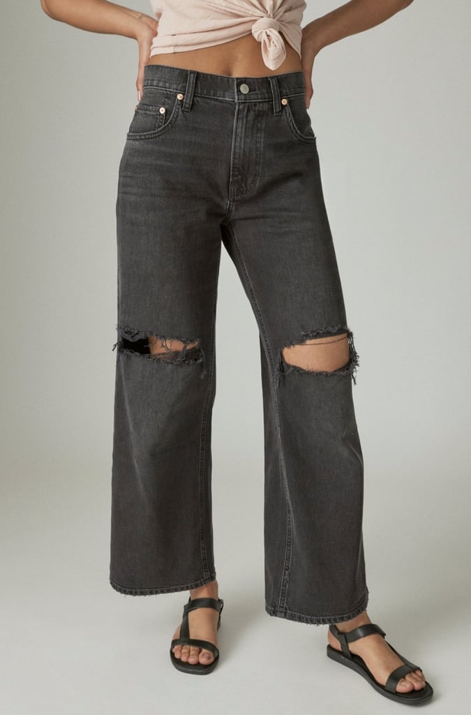 Lucky Brand Low Rise Super Wide Leg Jeans