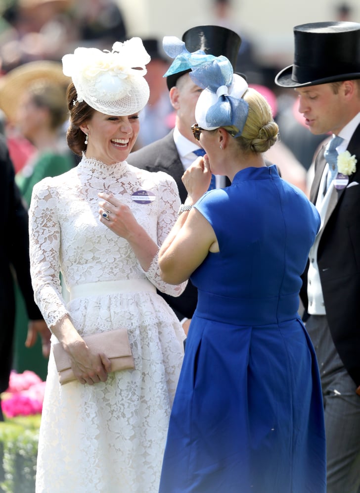Kate Middleton and Zara Tindall at Royal Ascot in 2017 Kate Middleton