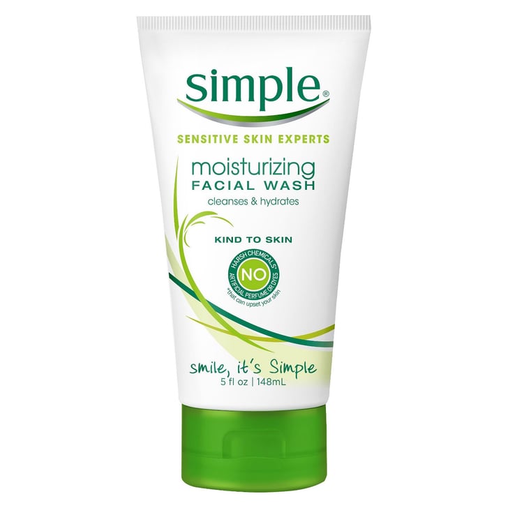 Simple Moisturizing Facial Wash Best Facial Cleansers 2018 POPSUGAR