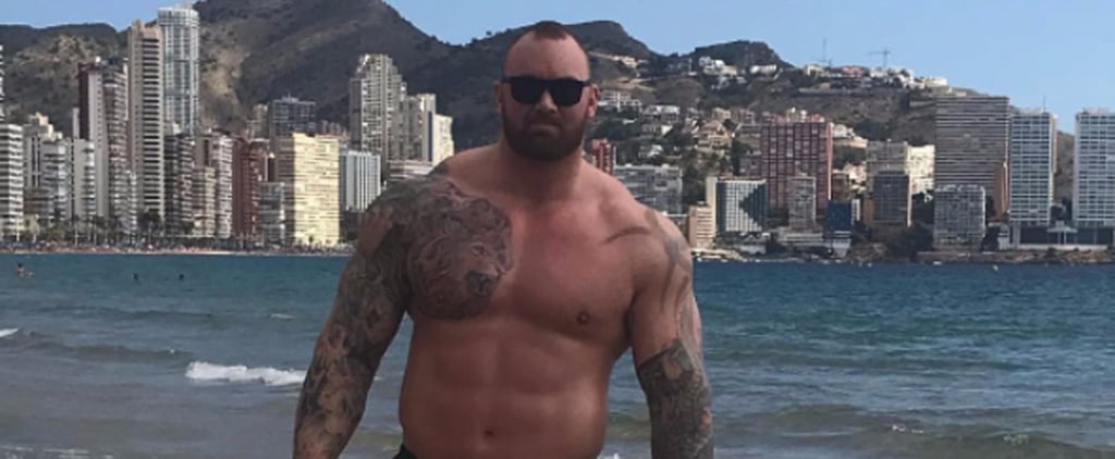 Games of Thrones The Mountain Instagram Photo on the Beach