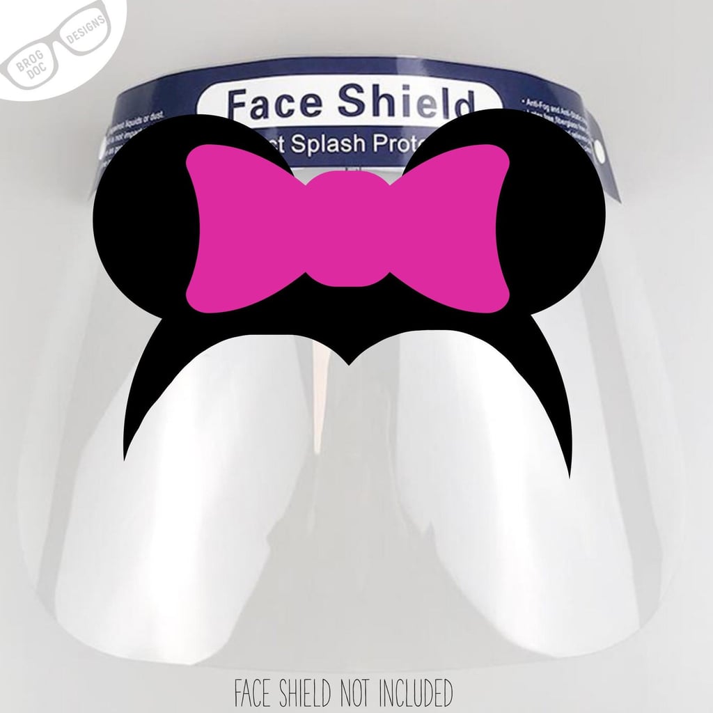 Mickey and Minnie Decal For Face Shield