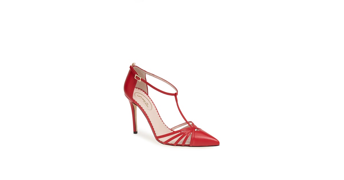 Carrie in Red, $355 | Sarah Jessica Parker's Shoe Collection For Fall ...