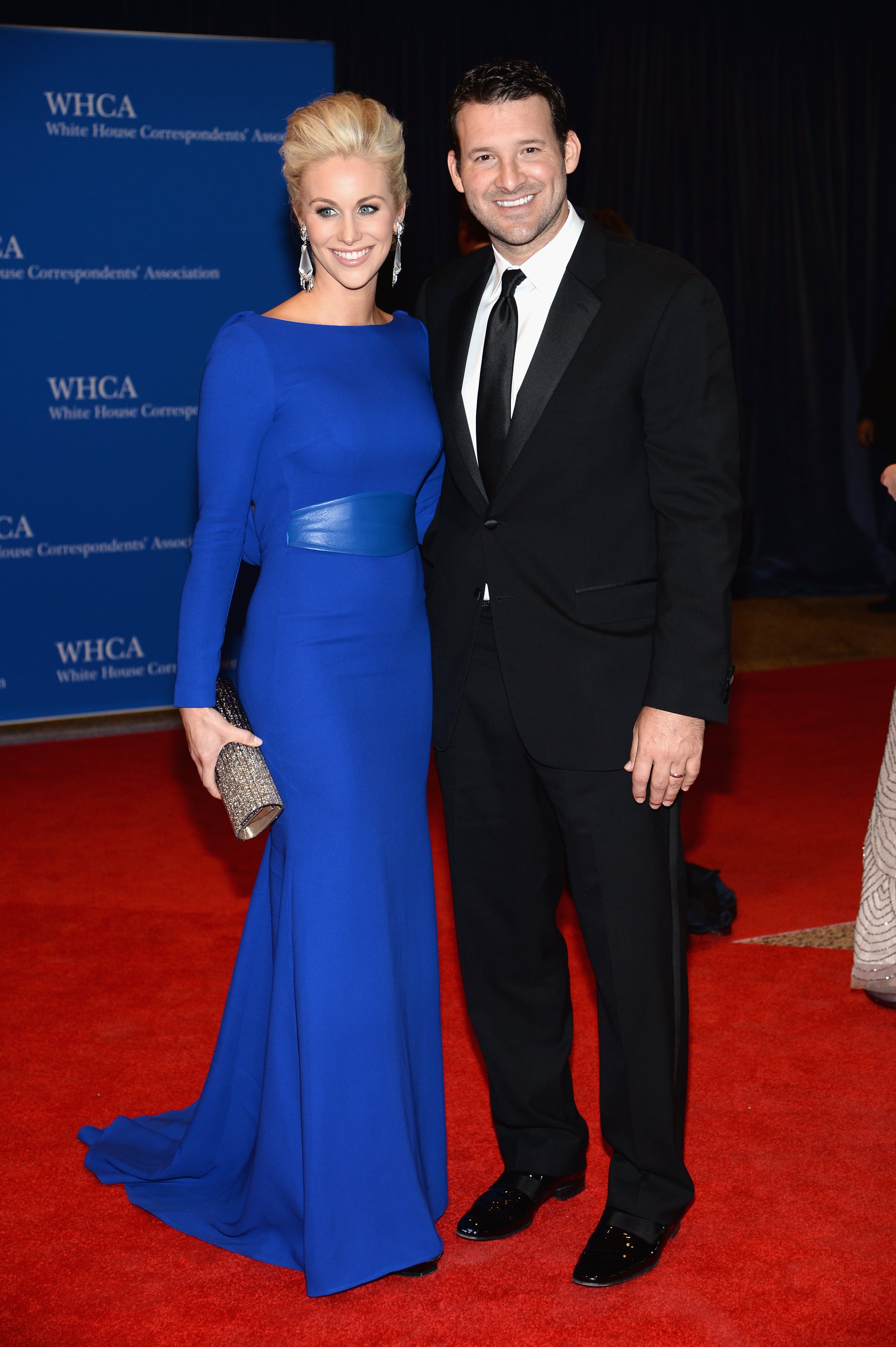 Tony Romo and his wife, Candice Crawford, walked the red carpet | Stars