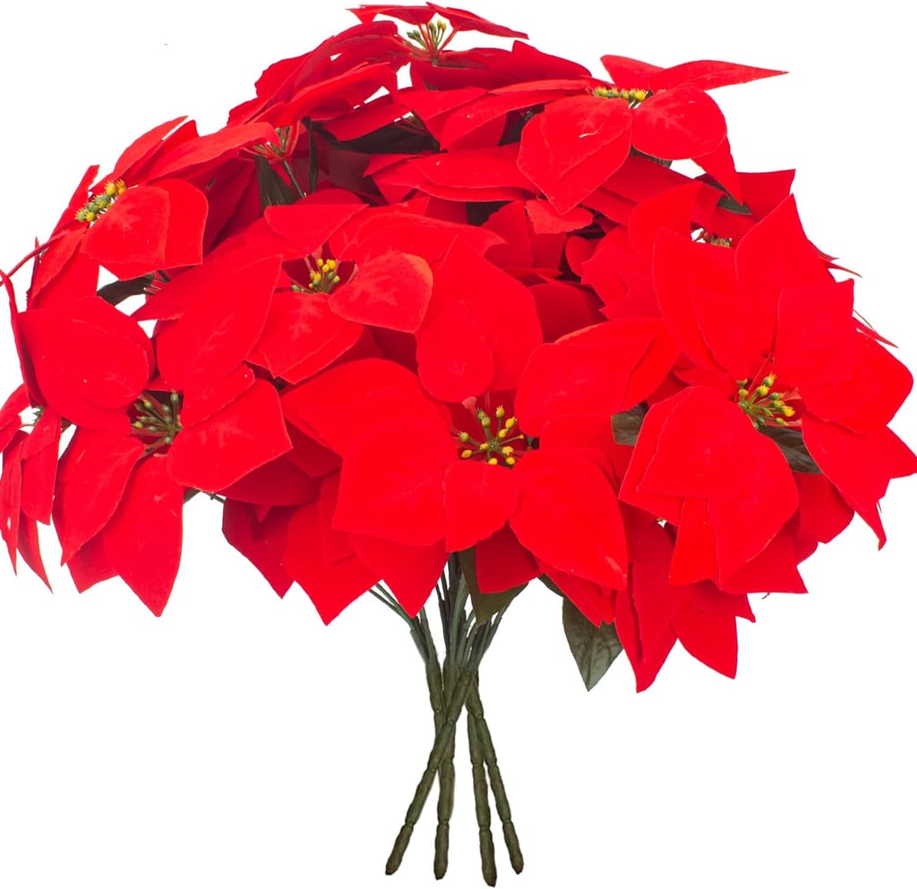 Grunyia Artificial Poinsettia Flowers