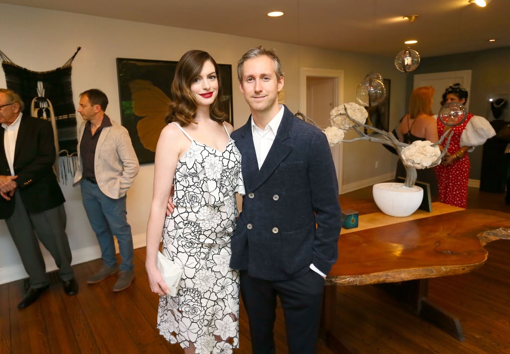 Anne Hathaway and Husband on Red Carpet May 2016