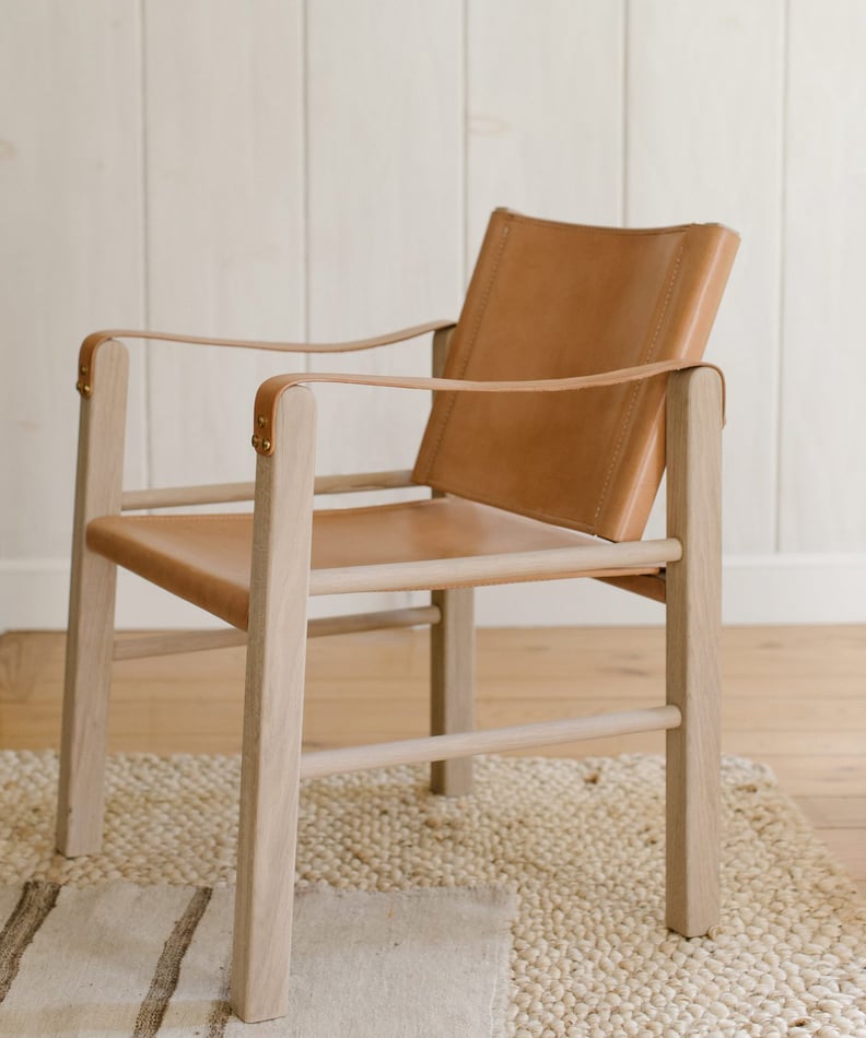 Jenni Kayne Leather Safari Chair