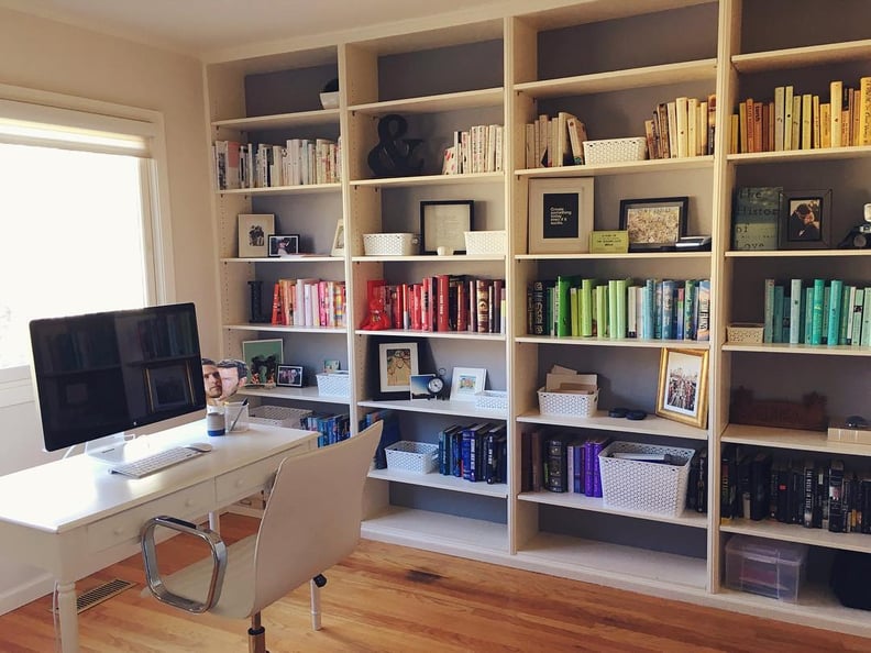 Your second-favorite activity after reading is organizing your bookshelves.