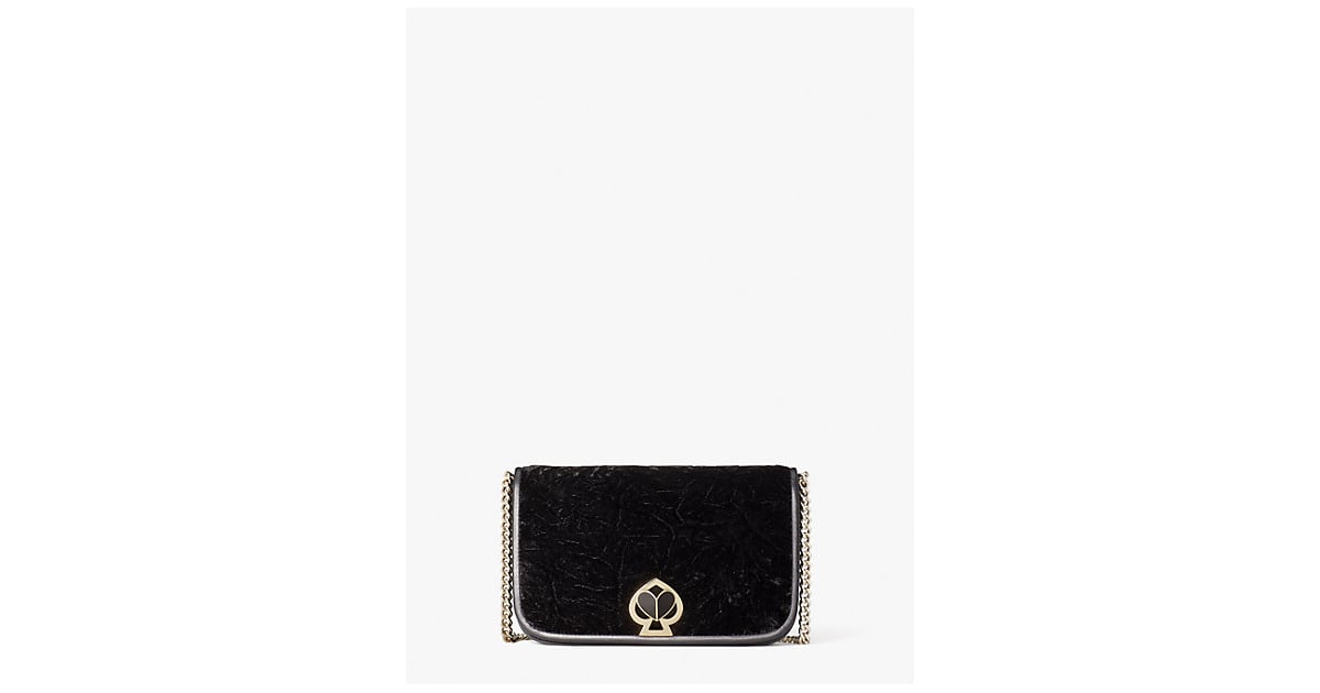 Nicola faux fur best sale twistlock chain wallet