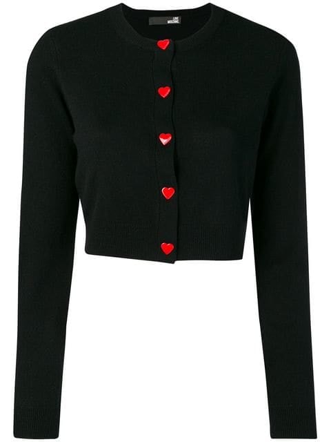 Love Moschino Cropped Cardigan