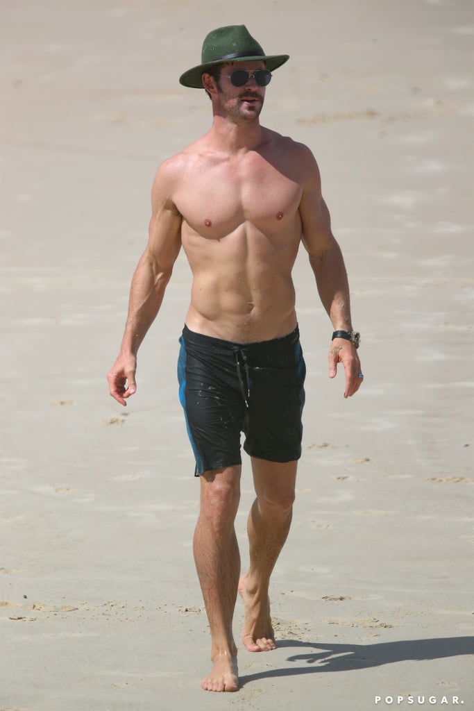 Chris Hemsworth and Matt Damon Australia Pictures April 2018