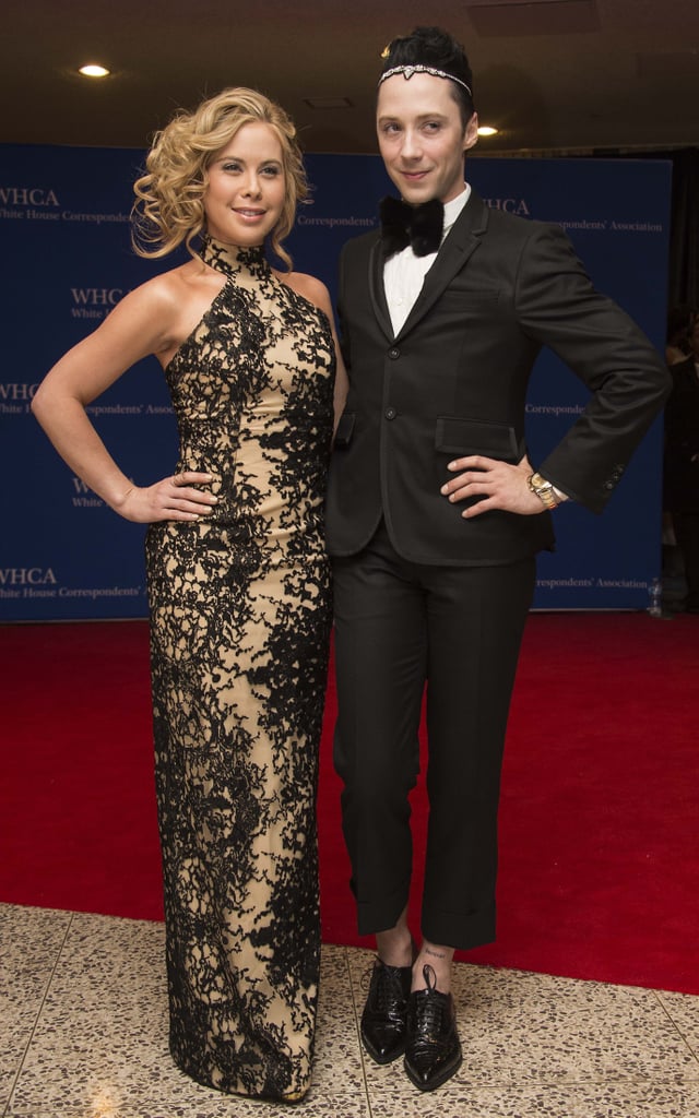 Tara Lipinski and Johnny Weir Celebrities at the White House