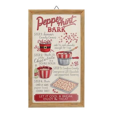 Christmas Peppermint Bark Wall Art by Ashland