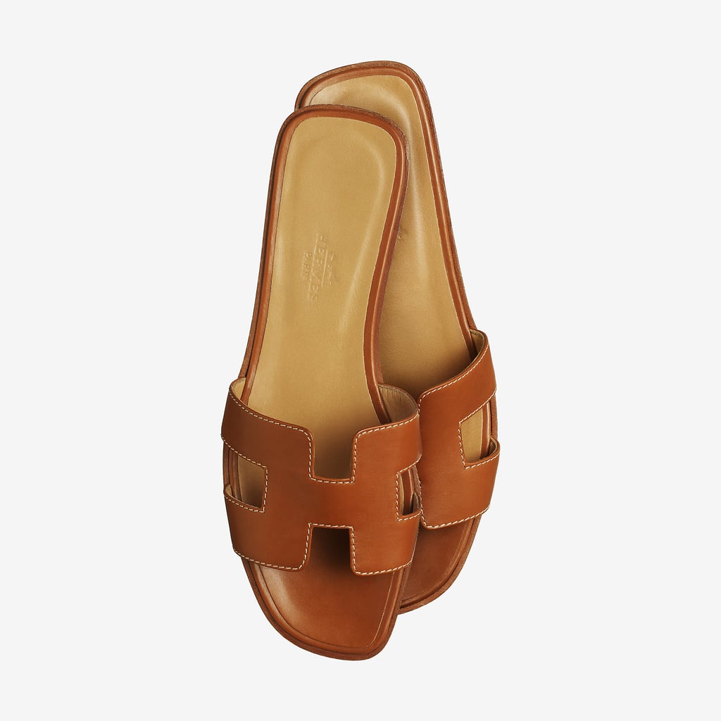 Hermes discount slides tan
