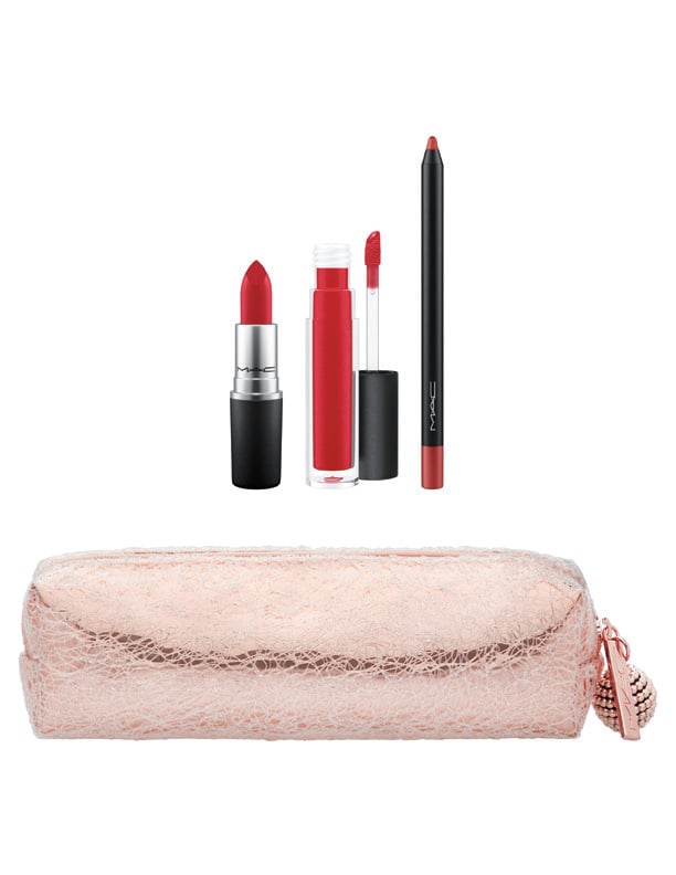 MAC Snow Ball Lip Bag in Red