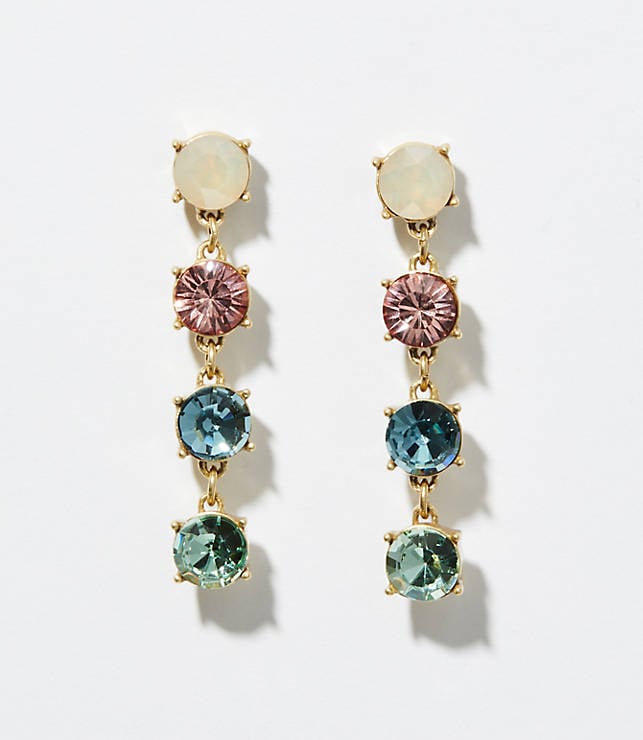 Loft Rainbow Crystal Drop Earrings