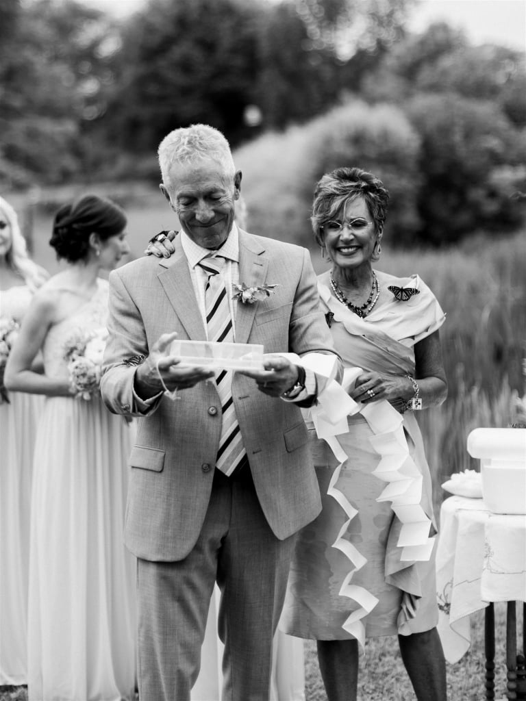 Butterfly Release at Wedding to Honor a Loved One