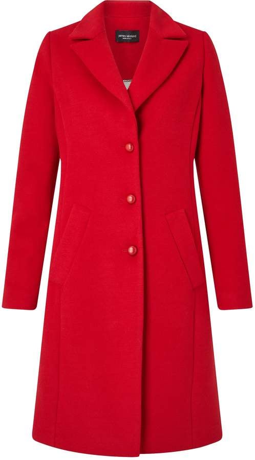 James Lakeland Longline Single Breasted Coat