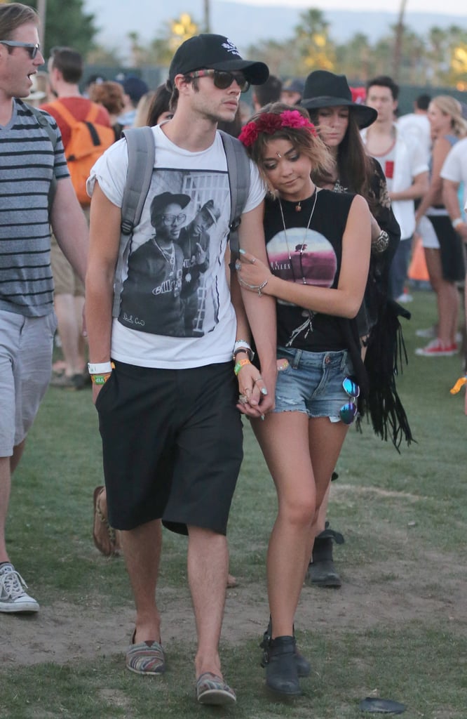 Sarah Hyland and Matt Prokop stayed close.