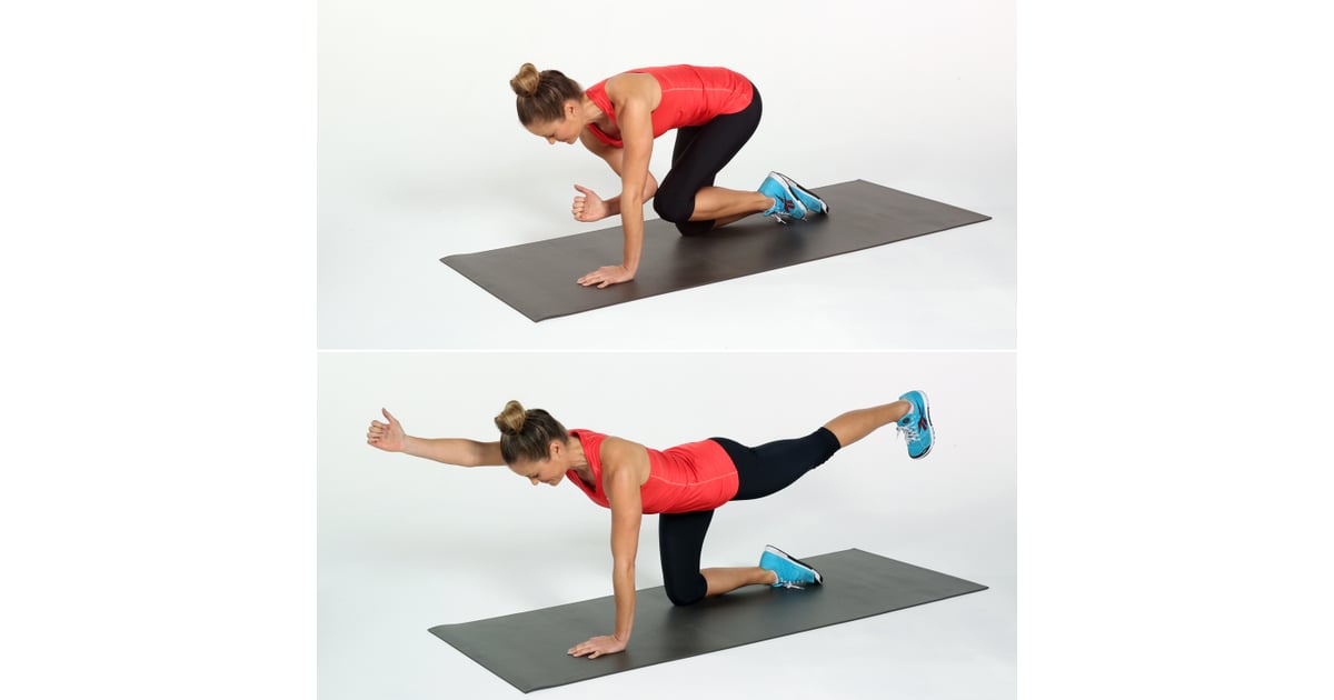 Bird Dog Back Bulge Exercises POPSUGAR Fitness Photo 2