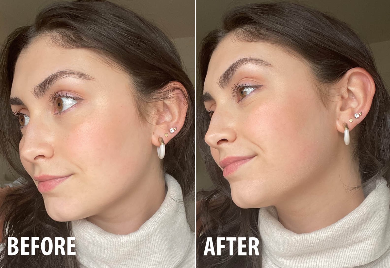 I Tried Bella Hadid's JawlineHighlight Makeup Look POPSUGAR Beauty