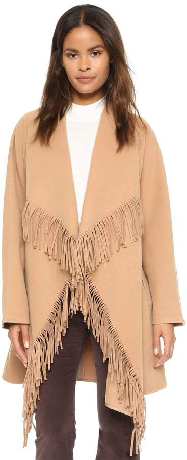 J.o.a. Cascade Fringe Coat ($150)