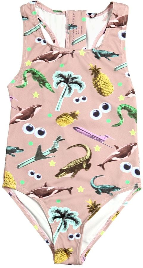 Stella McCartney Animals-Print Lycra Bathing Suit