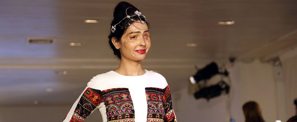 Acid Attack Survivor Walks at NYFW | Video