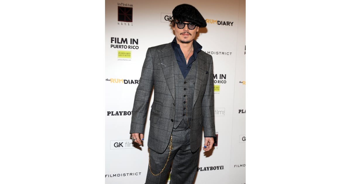 Johnny Depp at The Rum Diary NYC Premiere Pictures POPSUGAR Celebrity