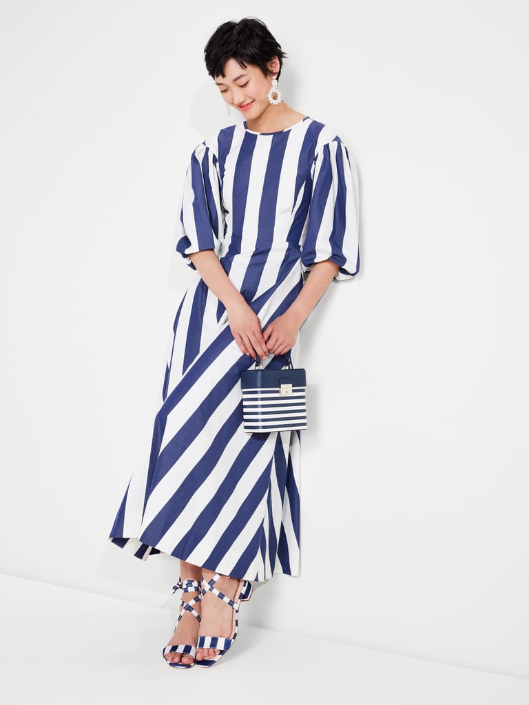 Nautical Design: Kate Spade New York Awning Stripe Tie-Back Maxi Dress