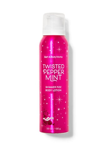 Bath & Body Works Twisted Peppermint Shimmer Fizz Body Lotion