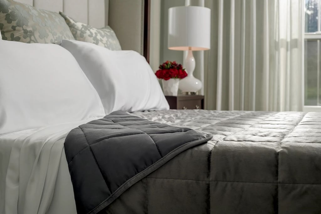 When giving someone a weighted blanket, you may as well be giving them a good night's rest. Weighted blankets are known to ease stress, soothe anxiety, and improve your quality of sleep. Throwing one over yourself feels like a giant hug, helping you feel instantly relaxed and calm. Luxome ($95, originally $105) offers some of the best weighted blankets on the market and has varying weights in tons of options — machine-washable, cooling, kid-friendly, and more.