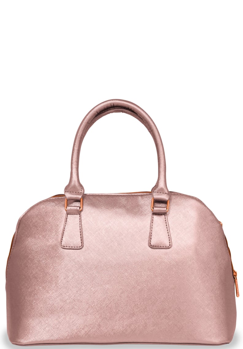 Rose Gold Bowler Insulated Cooler Lunch Handbag