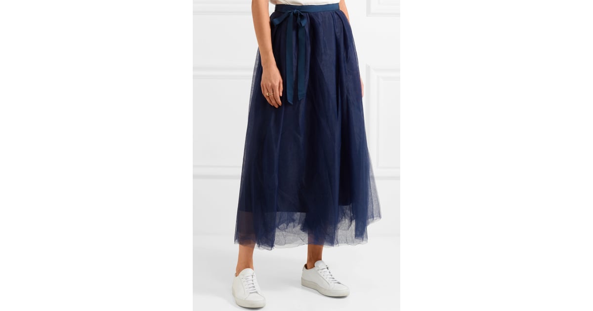 long tulle skirt j crew