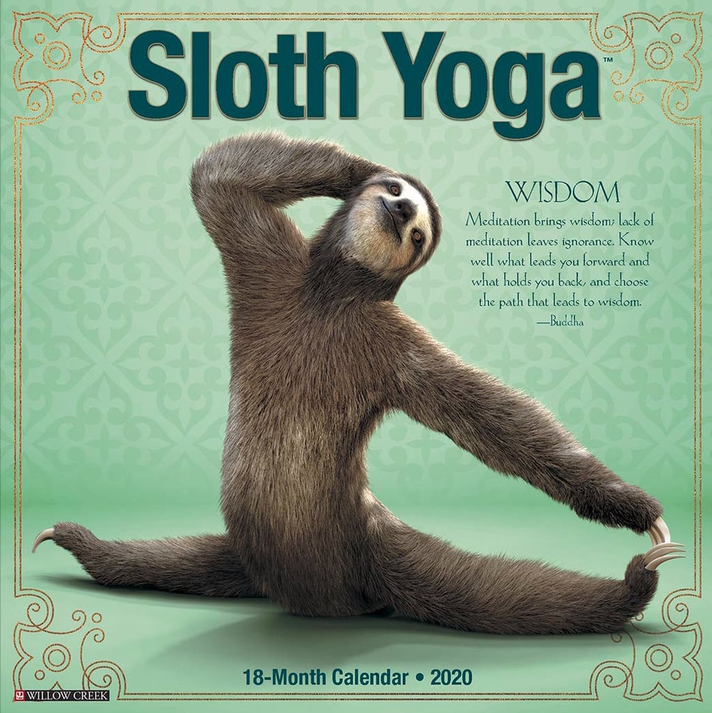 Sloth Yoga 2020 Calendar