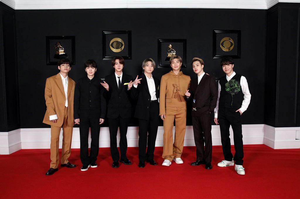 BTS to Auction Their Louis Vuitton 2021 Grammys Outfits