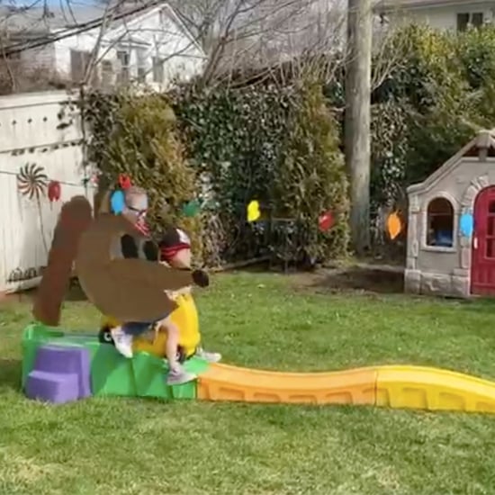 Family Create Disney Park at Home After Vacation Is Canceled
