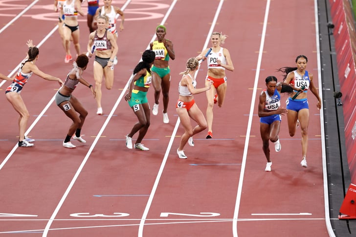 Team Usa Wins Gold In Womens 4x400m Relay At 2021 Olympics Popsugar Fitness Photo 5 