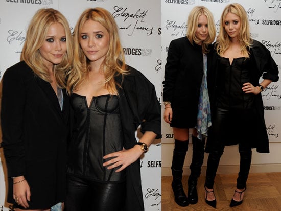 Photos of Mary-Kate Olsen and Ashley Olsen at Selfridges in London ...