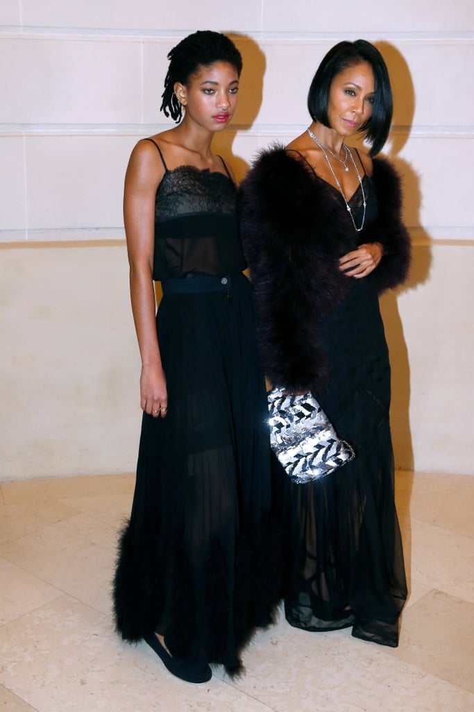 Jada Pinkett Smith and Willow at Chanel Show in Paris 2016