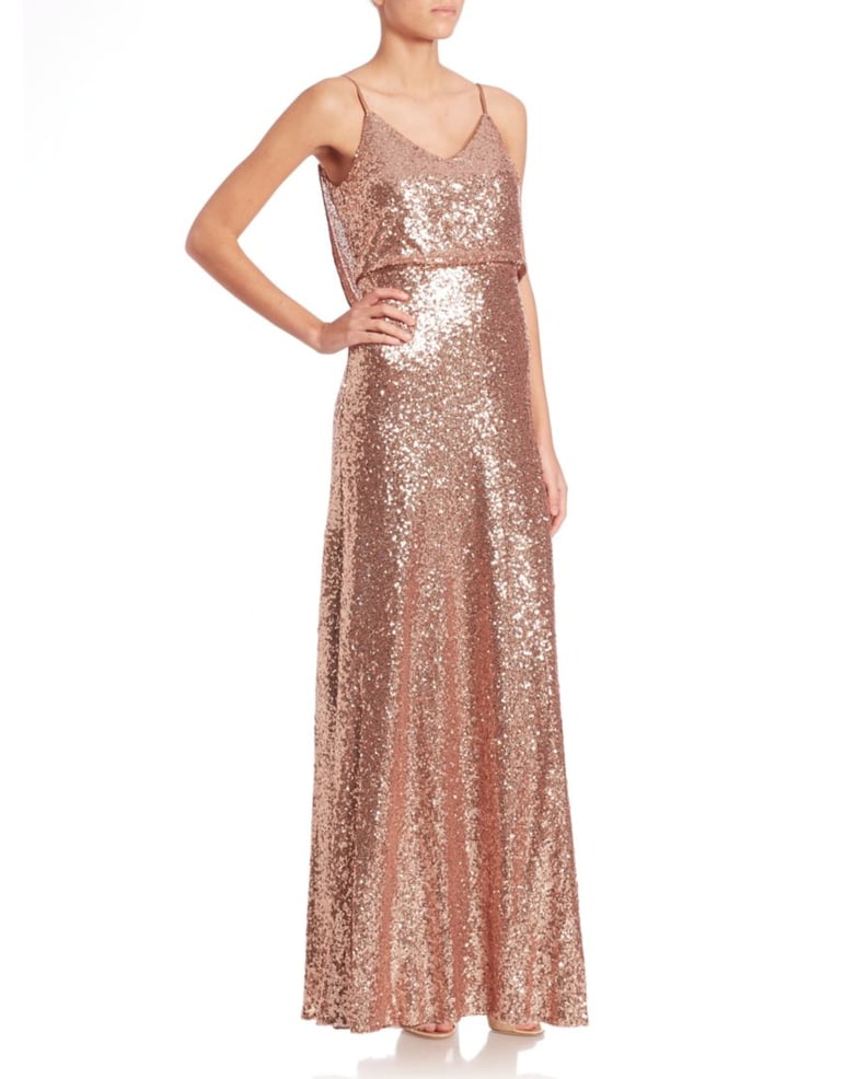 Jenny Yoo Jules Sequin Tulle Gown