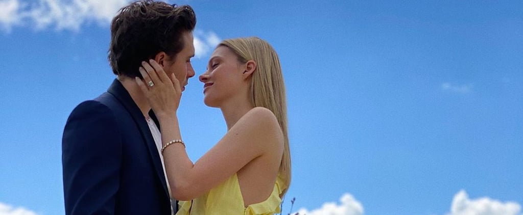 Nicola Peltz's Yellow Engagement Dress by Victoria Beckham