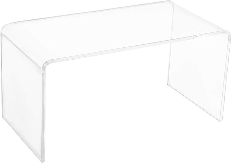 HOMCOM  Rectangle All Acrylic Glass Waterfall Coffee Table