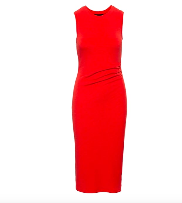 Cozy Knit Side-Rouche Sheath Dress