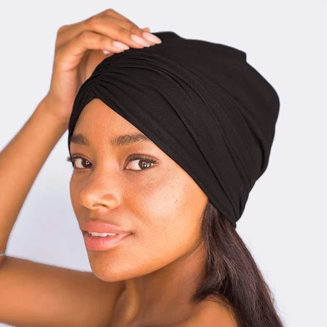 Kitsch Satin Lined Jersey Sleep Beanie