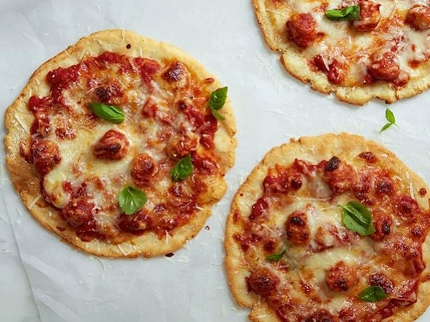 Gluten-Free Turkey Meatball Personal Pizzas