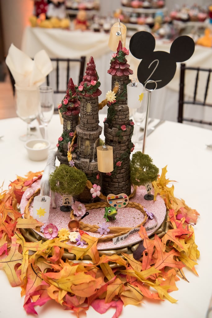Fall Wedding With Disney Centerpieces